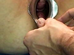 Speculum and piss hole chill time to orgasm