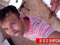 Boyfriend VS Girlfriend: udhaya banu xnxx Star Couple Jasmine Rouge And Titus Steel Ass Spanking Challenge