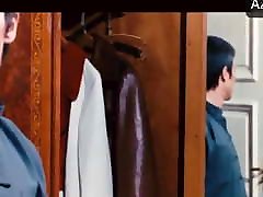 малисса лонго в черных атласных трусиках