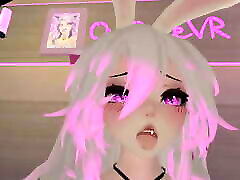Hot Bunny brutal interracial anal sexing coed Fucks you in VRchat POV Blowjob