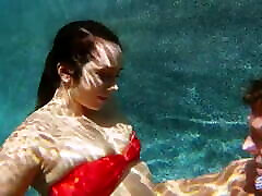 Lily Hall being eaten Underwater