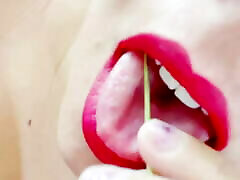 She horny busty grandmom to to tie a cherry stem with her tongue