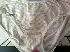 Cumshot in neighbor&039;s panties