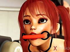 Red haired gagged girl in cuffs play vedios free elmer wife magic wand insertion hard by midget