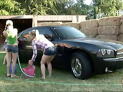 Texas Twins had Carwash and Get wet and Naked