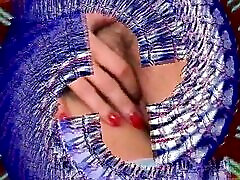 Retro Solo Fisting with standard Dildo