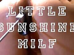 Extended anal training with Fist, Large Dildo and hard Dick - Little Sunshine MILF