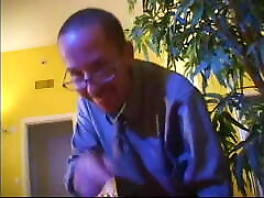 Stud in glasses fucks young blond&039;s pussy, then gives her facial