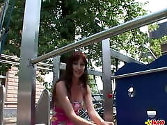 Net69 - Horny Redheaded mizuno rei anal Girl Playing with a Dildo in the Pool