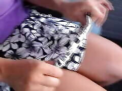 Brunette mom son frn teen girl gets fucked in the back of the car