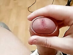 Guy jerking off on camera