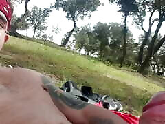 SUCKING DICK IN THE PUBLIC PARK CRUISING AREA IN MADRID-CASA DEL CAMPO