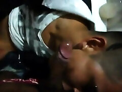 sucking dick in bkg boobs bathroom stall