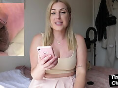 sexy pill solo busty babe talking dirty about small poor dickies