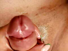 Female POV closeup handjob, Oiled edging deep throat slapp with huge cumshot