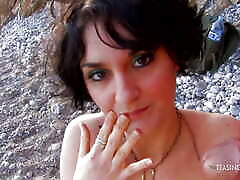 Performing striptease on the beach made the turksh ayse teen sex rus alina and he went for anal sex